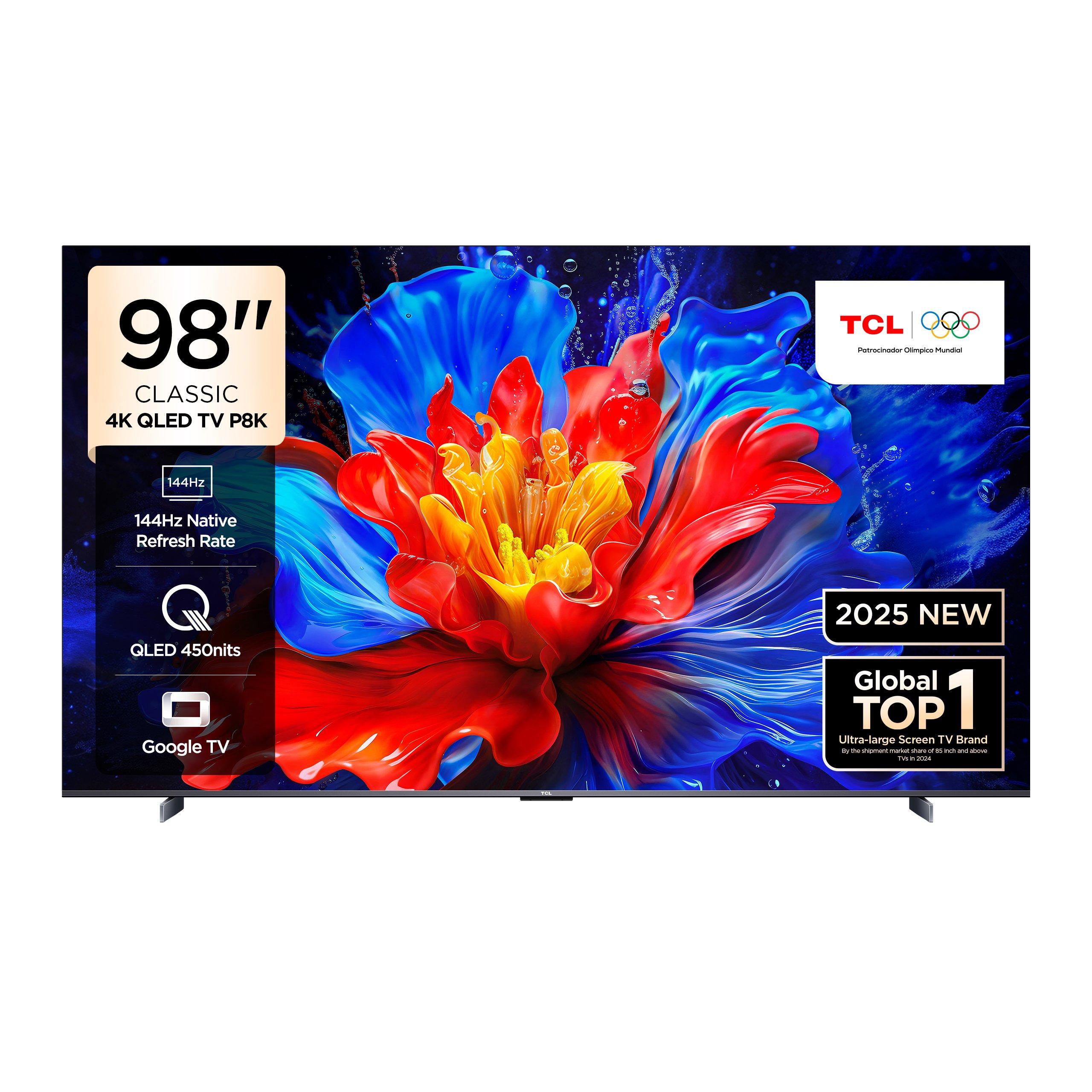 tvt TCL, 98 inch, QLED 4K Smart TV - eXtra