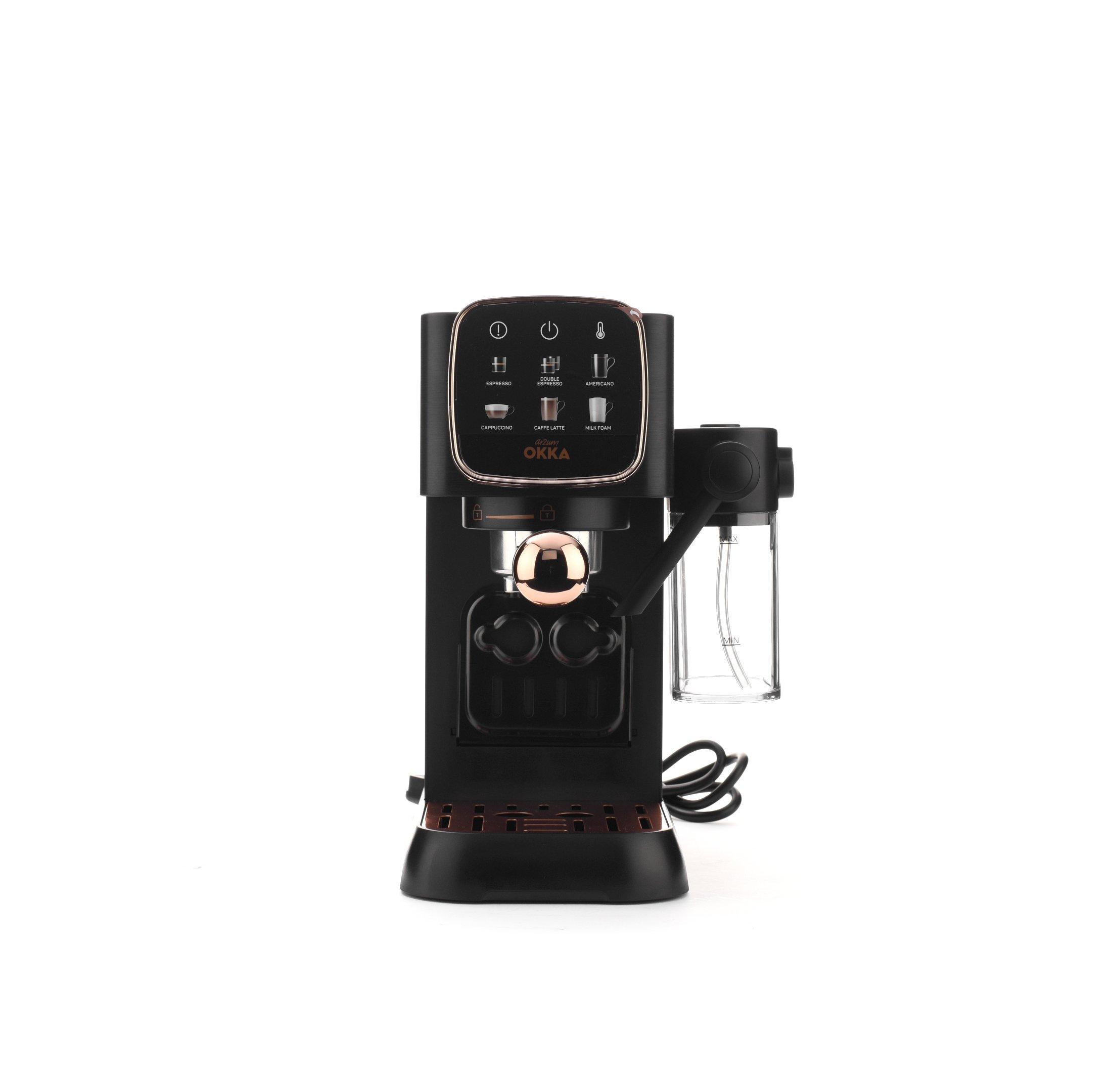 arzum Arzum OK0032 1100 ml 1375-1500w OK0032, Capacity Ltr: 1.1 Liters, Color: Copper/Black, Dishwasher Safe: Yes/Removable Plate, Made In: China, Material: Stainless Steel/Steel, Power: 1375-1500W, Pressure System: 15 Bar, Timer: Yes, Voltage: 220-240V 50/60 Hz, Capacity (Ltr): 1.1 Liters, Waffle Plates: Yes, 6, No,