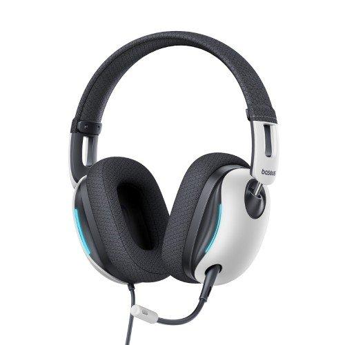 Baseus Goplay 1 Max Gaming Wired Headphones, Moon White