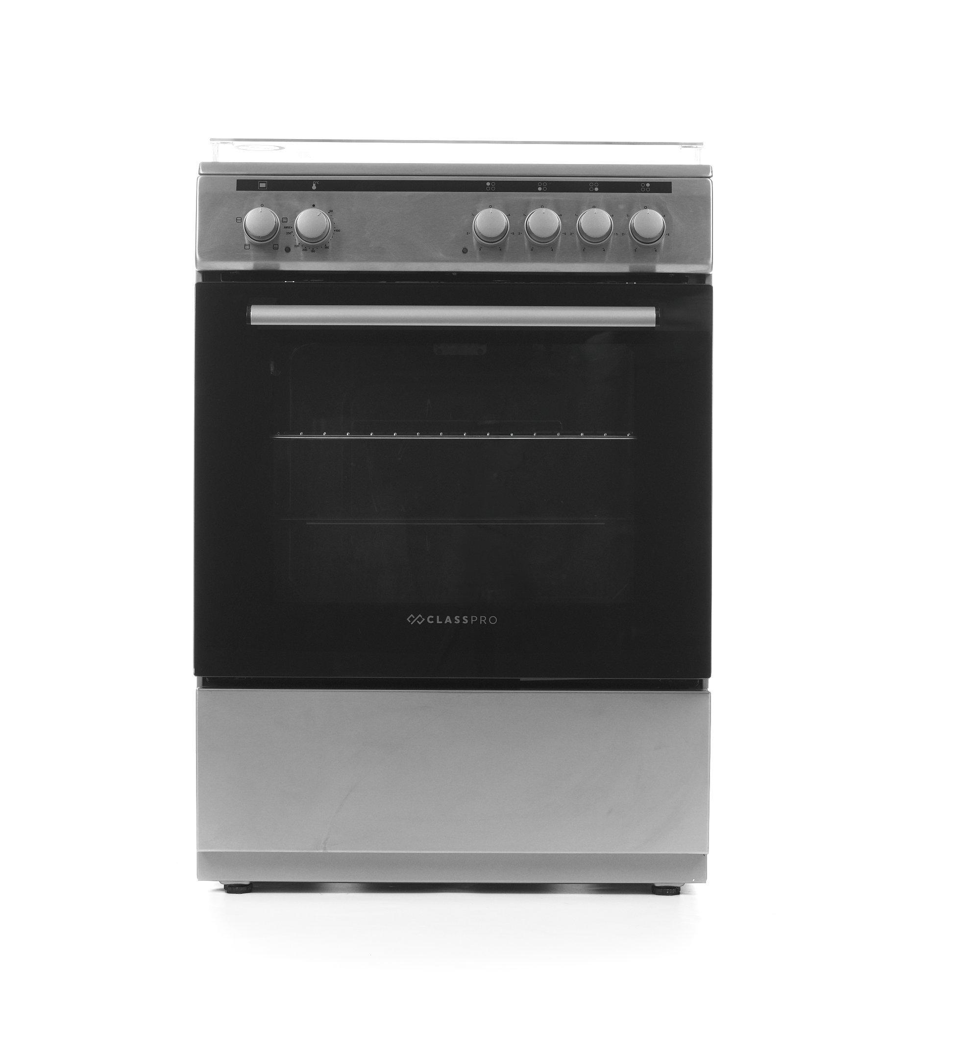 classpro Classpro CLP60ecv CLP60ECV, Color: Silver, Control Panel: Knobs, Made In: Turkey, No Burner Hotplate: 4 Burners, Product Type: Italian Type Cooker, Safety Full Half: Yes, Smart Appliances: No, Timer: No, Voltage: 220V, Type(Gas, Electric.): Electric, No(burner/hotplate): 4 Burners, Made in: Turkey