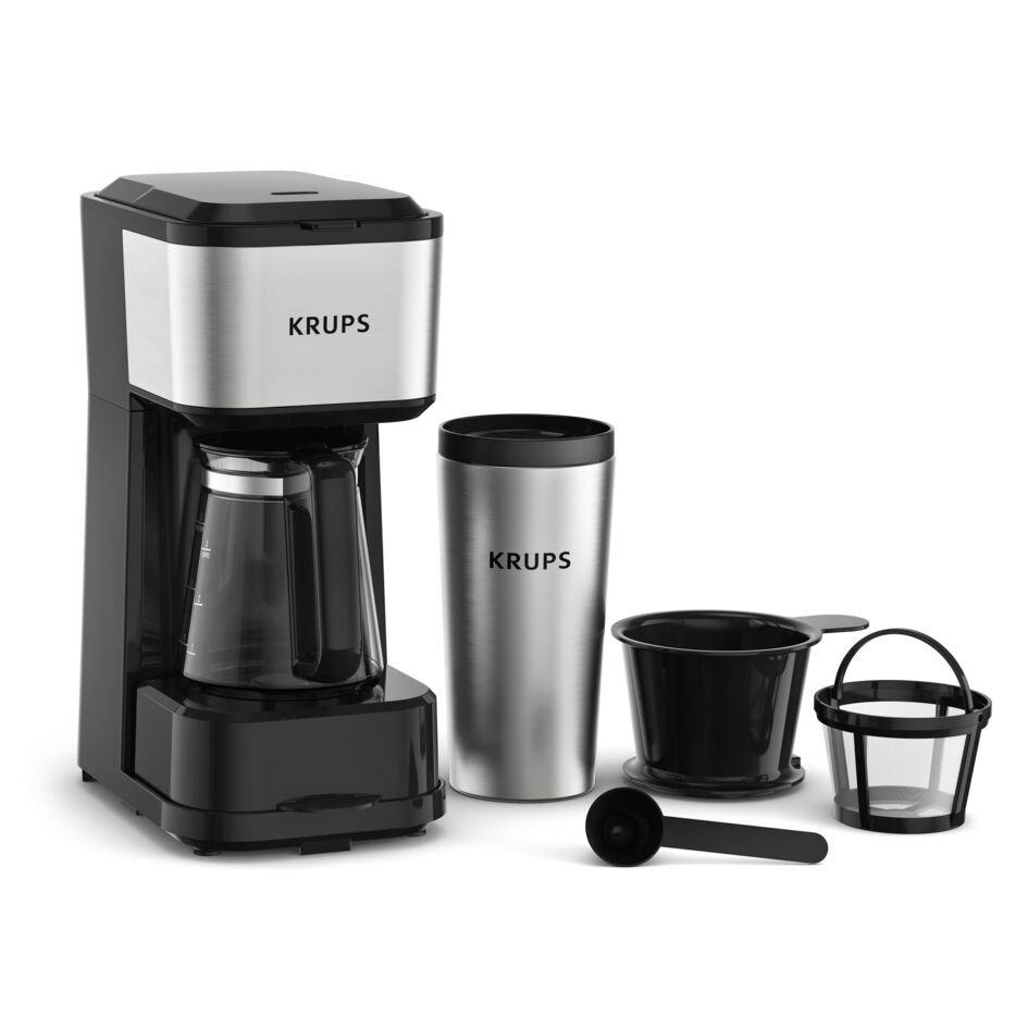 krups Krups KM207dm0 450 ml 650W KM207DM0, Capacity: 450 ML, Color: Stailess Steel, Dishwasher Safe: Parts, Made In: China, Material: Stainless Steel, Power: 650W, Integrated Coffee Grinder: Not Applicable, No, Yes, Yes, No, 44 L, Yes, Yes, Yes, No, No, Yes, Yes, No, Bottons