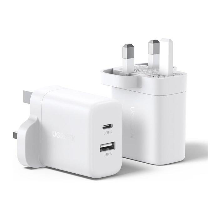 Ugreen UGREEN Wall Charge usb-c And Usb Ports 45315, Color: White, Made In: China, Type: Wall Charger, Made in: China, Item Has Expiration: No