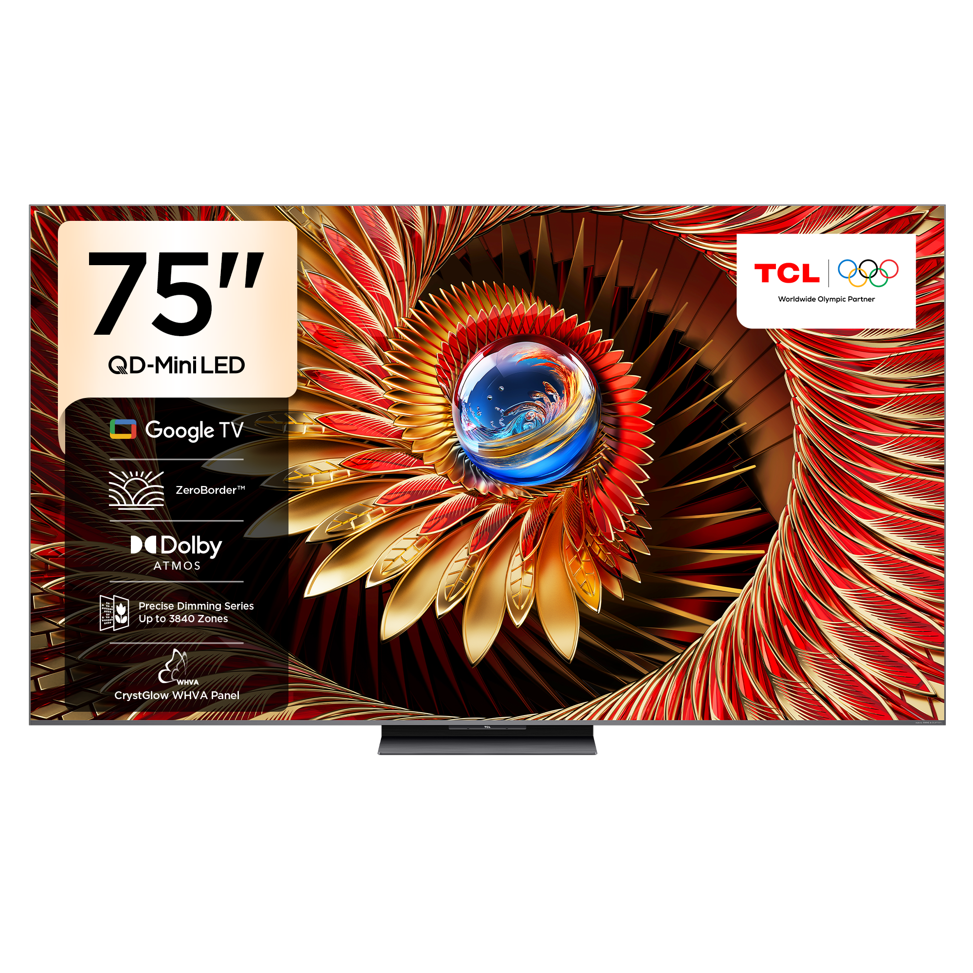 TCL, 75 Inch, QD-Mini LED, 4K Smart TV, 120Hz(VRR 144Hz) - eXtra