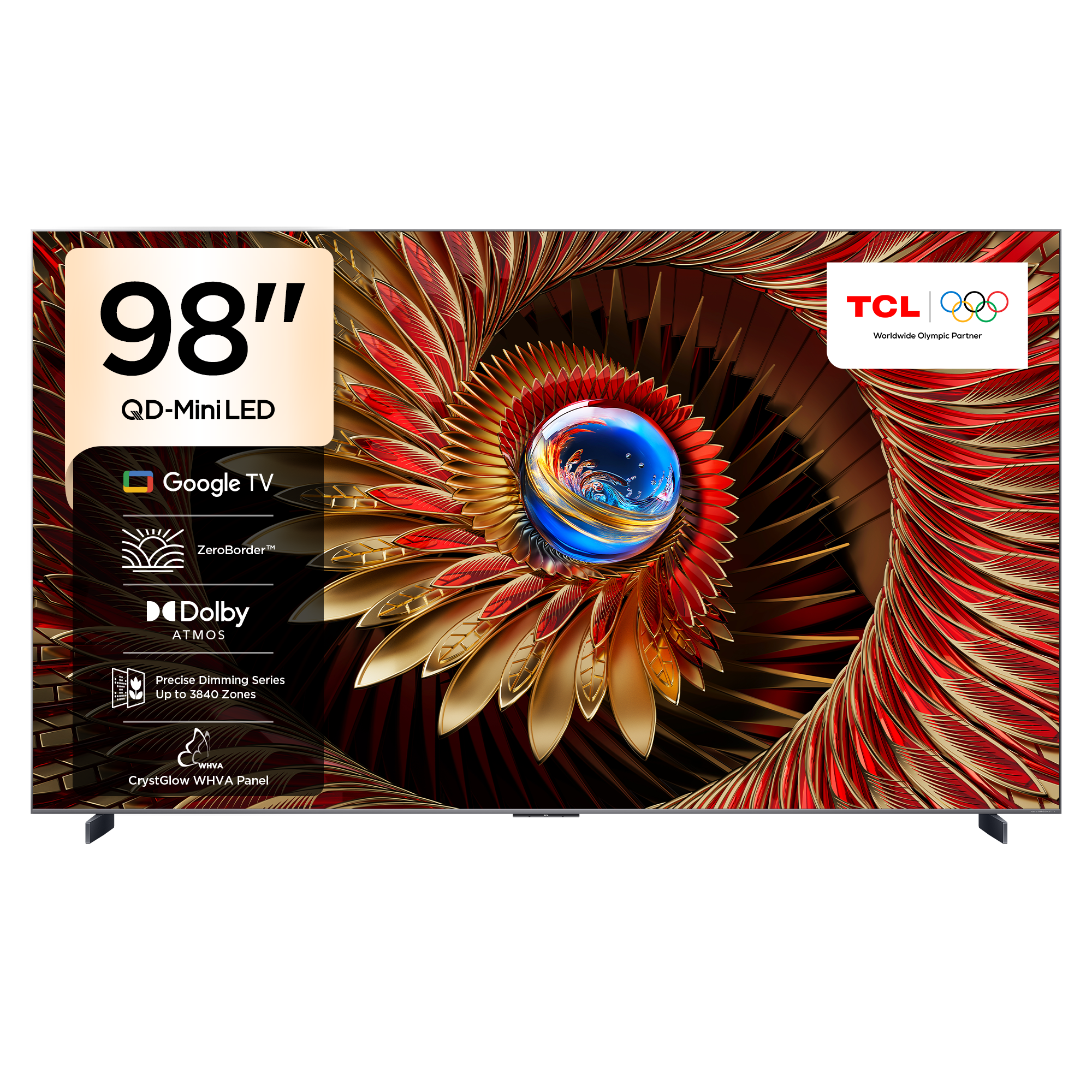 TCL, 98 Inch, Mini LED 4K Smart TV, 120Hz(VRR 144Hz) - eXtra Oman