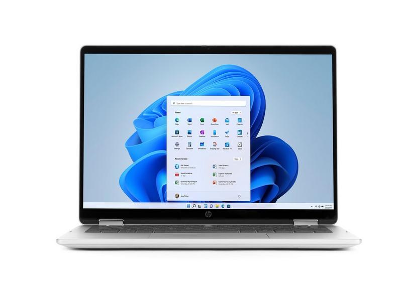 اتش بي اومني بوك 5 فليب، كور 3، 8 جيجا، 512 جيجا، لمس، 14 بوصة، فضي