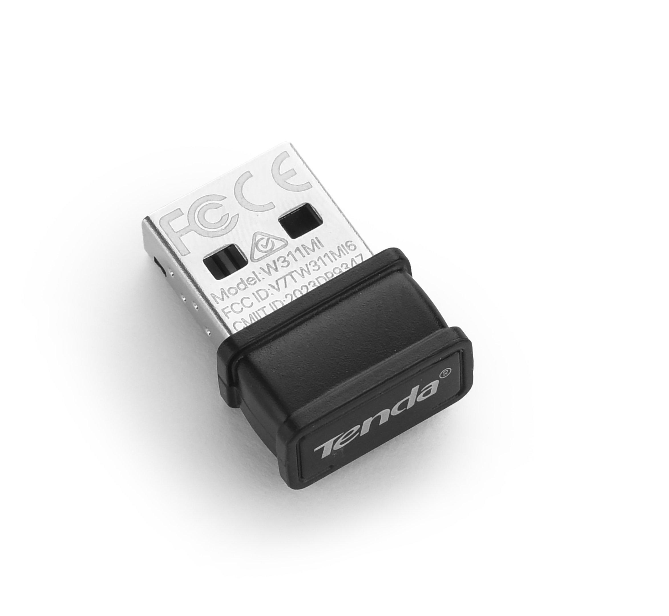 tenda Tenda AX3000 55 g W311MI, Color: Black, Made In: China, Product Type: Wireless Adapter, Device Type: Not Applicable, Ethernet LAN ports: Not Applicable, Connectivity Technology: Not Applicable, 1.50 CM, 1 cm, 2.1cm, Up To 286 Mbps, Yes, 0.055 kg, TENDA, 1.50 CM, TENDA, 0.055 kg, Up To 286 Mbps, Ye