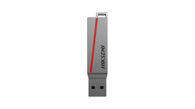 هيكسيمي، 128 جيجا، حجم صغير مزدوج النحافة، تايب سي، يو اس بي 3.2، رمادي