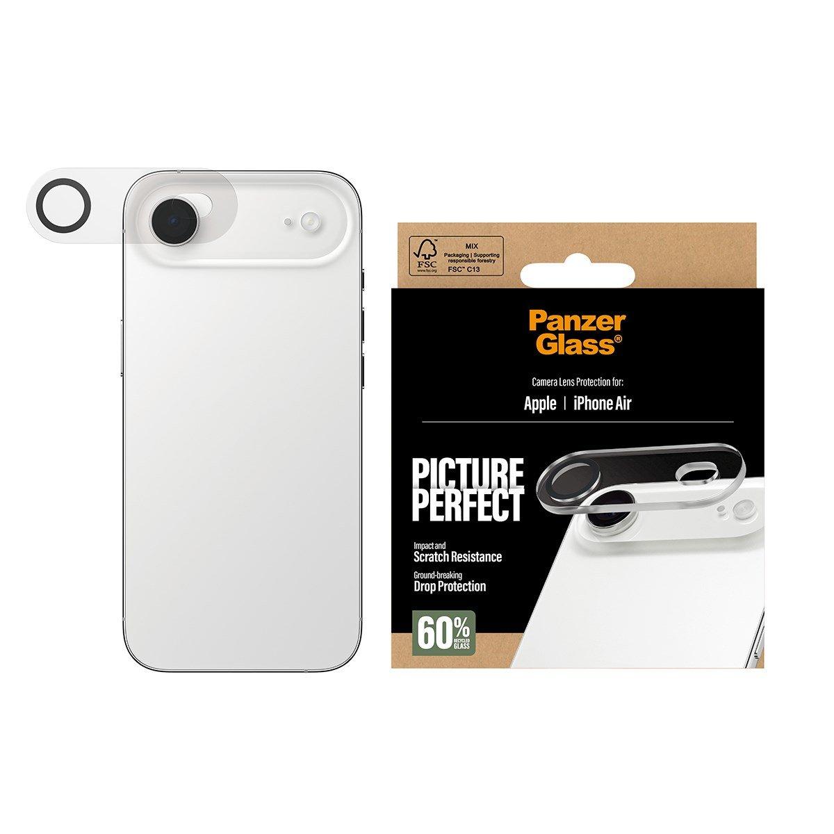 panzerglass Panzerglass iPhone 17 Air Camera Lens Protector transparent PG58879, Color: Transparent, Compatibility: IPHONE 17 AIR, Made In: China, Series Name: IPHONE AIR, Made in: China, No