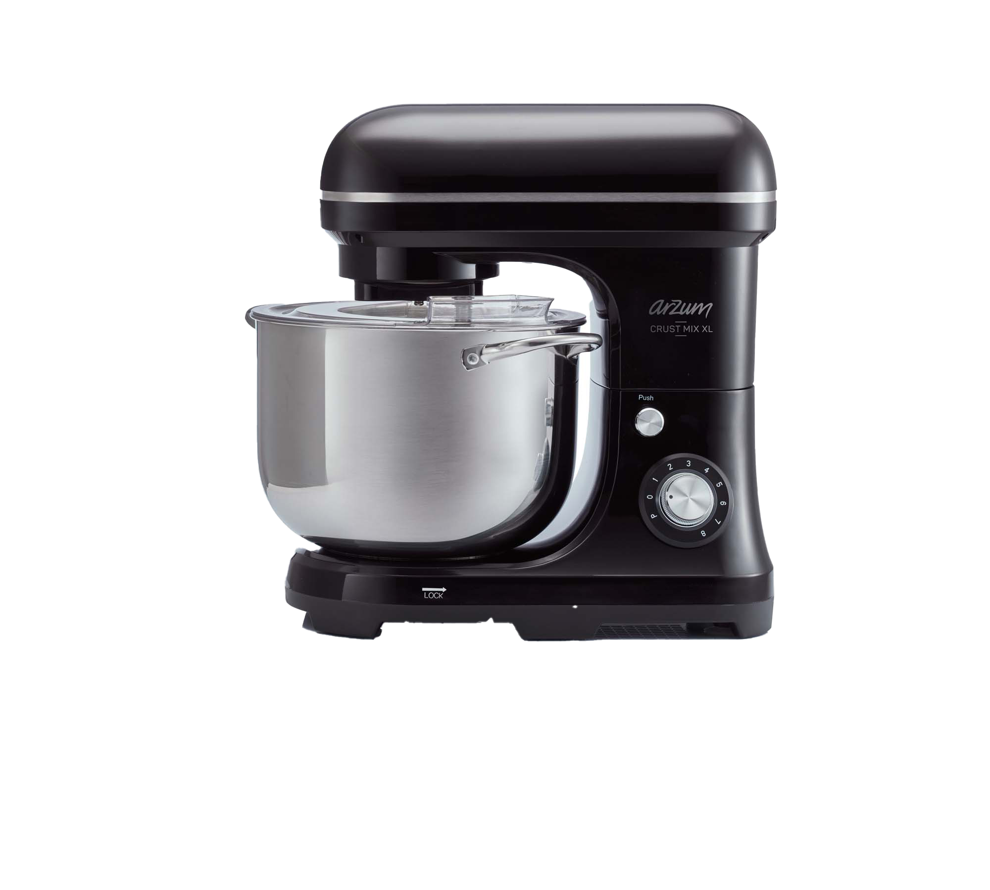 arzum Arzum Crust Mix Xl 10000 ml 1500W AR1179, Capacity Ltr: 10L, Color: Black, Made In: China, Power: 1500W, Capacity (Ltr): 10L, Number of Speeds: 8, Yes, No, Button +Rotary, Yes, 3