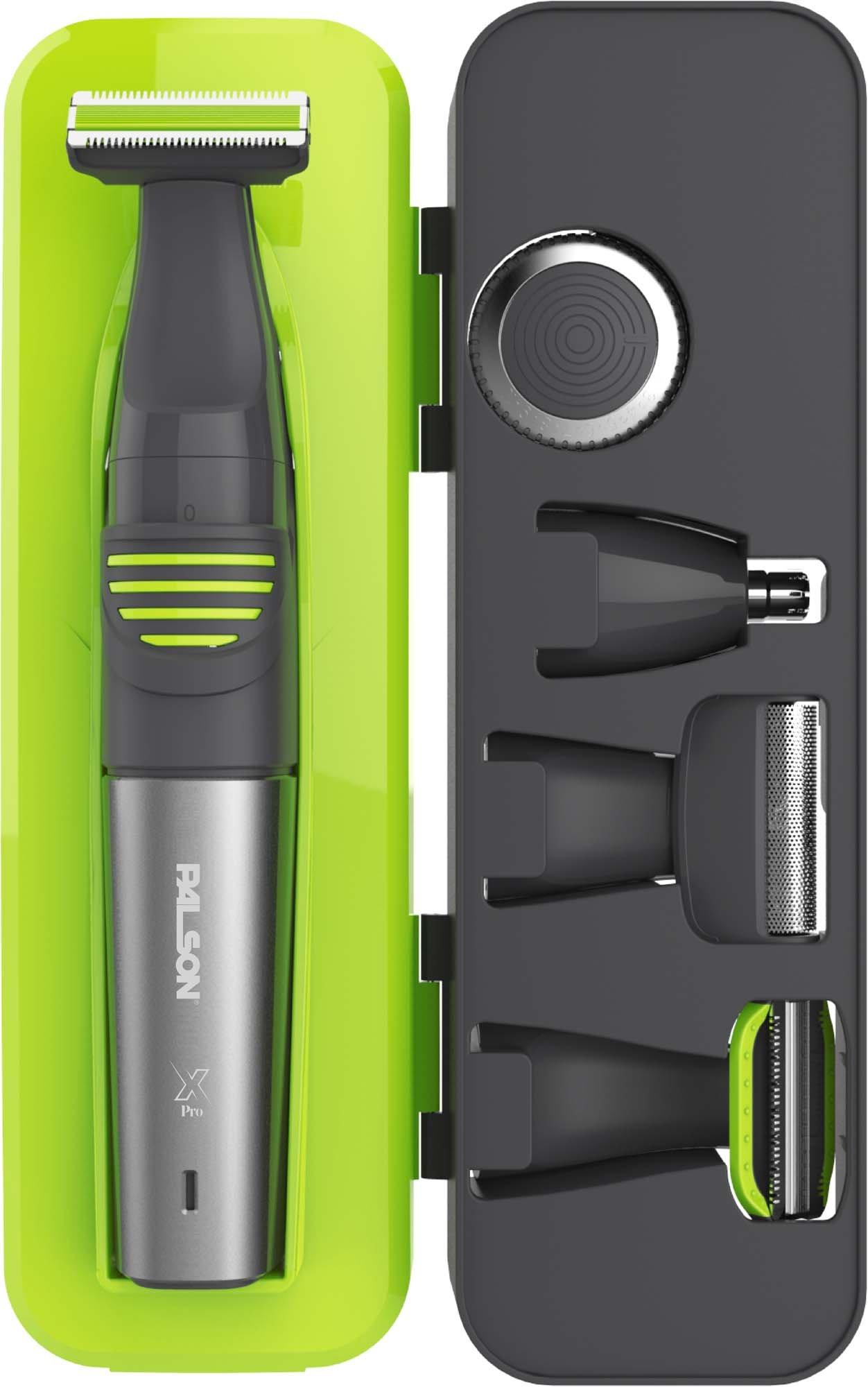 palson Palson 40048 40048, Battery Type: Lithium ion, Color: Gray, Made In: China, Product Type: BODY GROOMER, Auto Shut-off: Not Applicable, Made in: China, Wet/Dry: Wet/Dry, Face, Head & Body, Stainless Steel, Cordless, No, Type-C, 60 minutes, 5 Attachment Combs,Oil,Brush,Storage Case,Cable, 2Hrs,