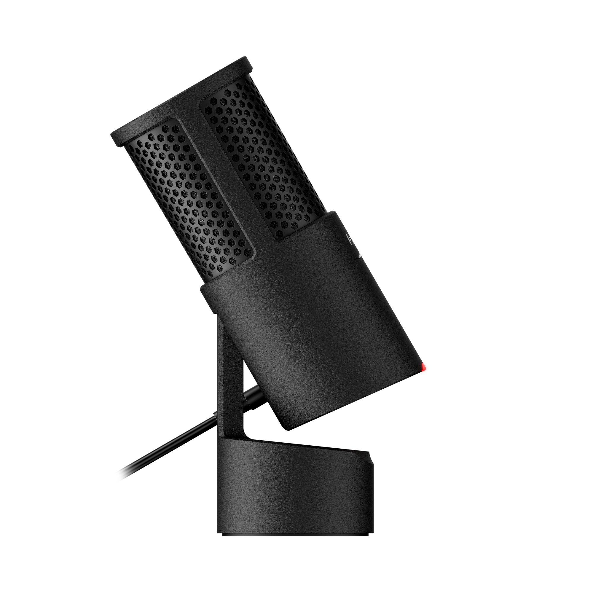 【れすぽーる】soloist/dual broadcast 2in1 HyperX SoloCast 2 all-in-one USB microphone, tiltable stand, Black
