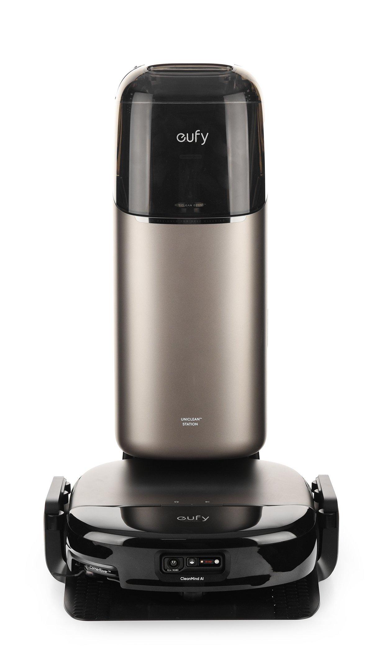 eufy Eufy Robot Omni S2 Vacuum 30000 PA T2081B11, Accessories: Includes robot, OMNI station, washable mops, Battery Size MAH: 4600mAh, Color: Black, Made In: China, Noise Level: 54dB, Power: 30000Pa, .240 L, Yes, 2.5L, 100AW-30000Pa, 4 hours, 260min, Yes, Yes, Yes, Yes