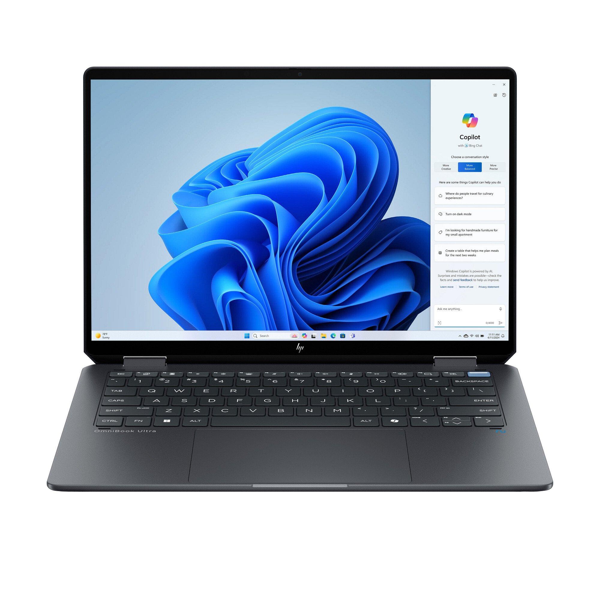 HP notebook Omni book 14 inch Intel Ultra 7 1 TB Eclipse Gray - eXtra ...