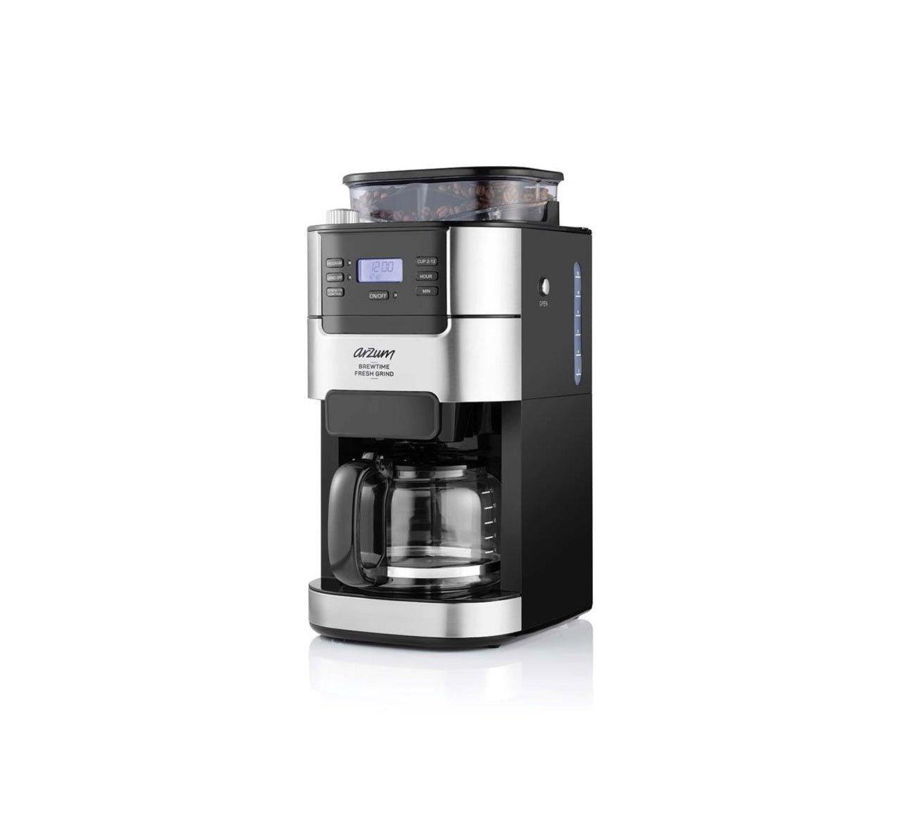 Arzum, filter coffee maker with 1.5L jug, grinder, aroma, and 24H programmability 1