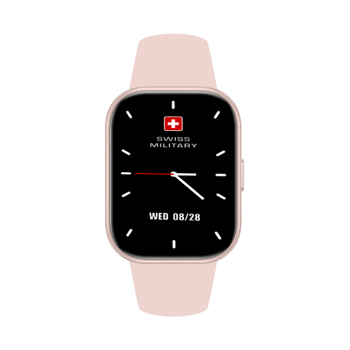 Swiss Military Rhine3 Smart Band, 1.72 Inch, Pink