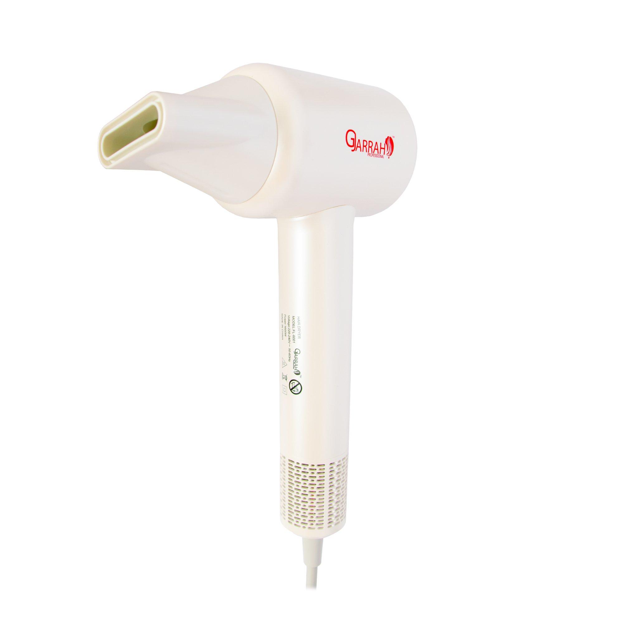 GJARRAH, Hair dryer, Fast Drying Power with Advanced Hair Protection, White