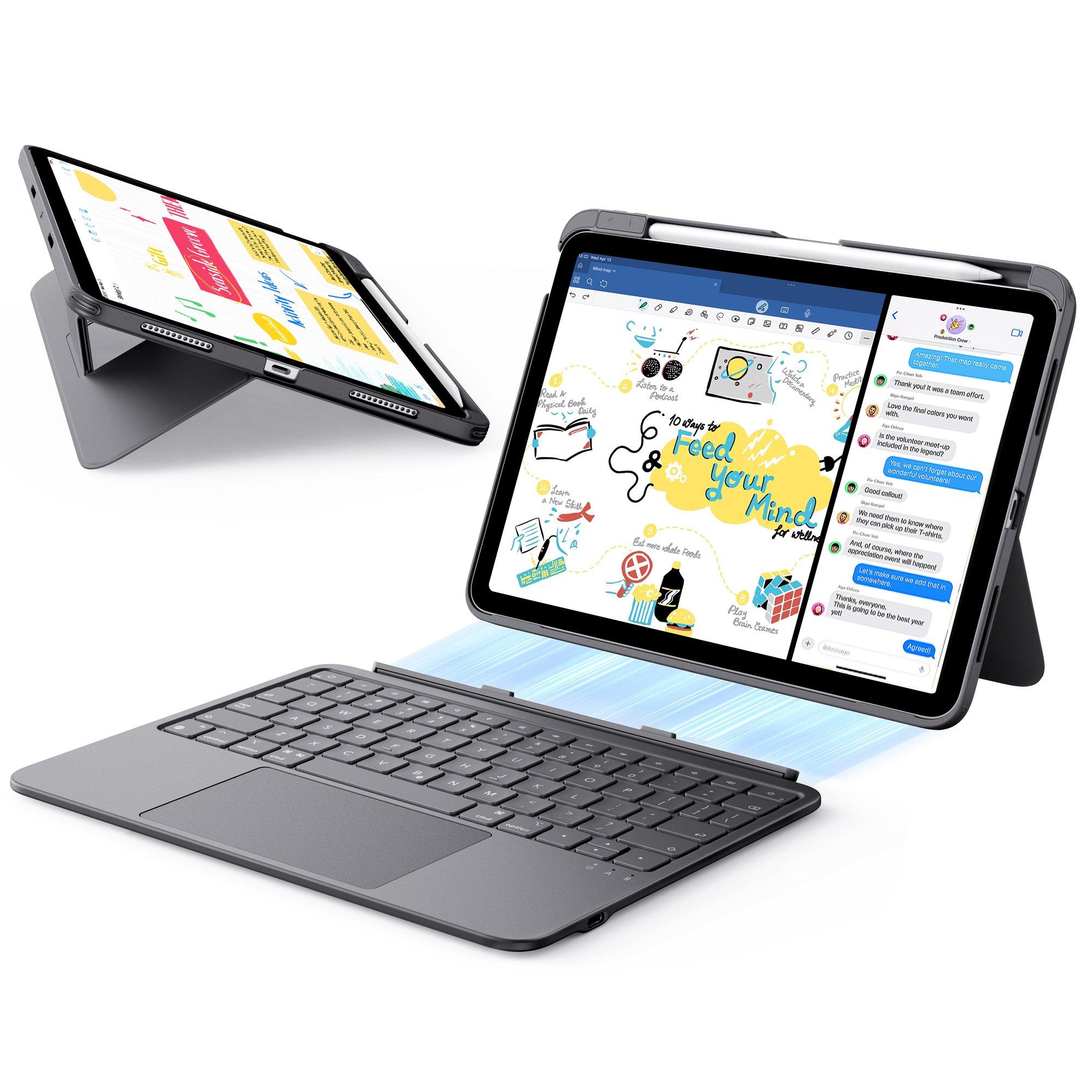 esr Esr 6b03201 6B03201, Battery Type: No, Color: Dark Gray, Compatibility: iOS, Made In: China, Material: Alluminum, Product Type: Keyboard, Type: Keyboard, Connectivity Technology: Bluetooth, English, Yes, Yes, USB-C, IOS