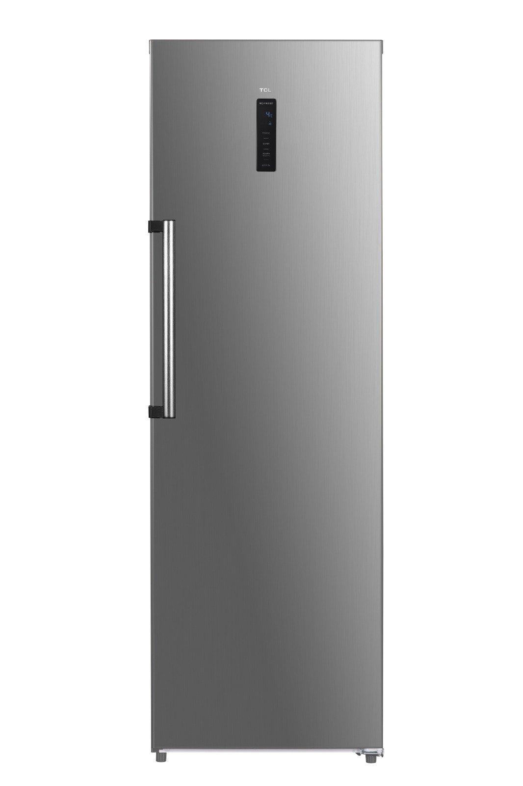 tcl Tcl trf-400wexp 12.5 cu.ft TRF-400WEXP, Color: Silver, Energy Efficiency Class: C, Made In: China, Net Total Capacity: 12.5 Cu.ft, Product Type: One Door Refrigerator, Voltage: 220-240 V 60HZ, Warranty Compressor: 10 Years, Inverter Compressor: No, TCL, 66 cm, R600a, 64 Kg, 60 Hz, Total No Frost, Electroni