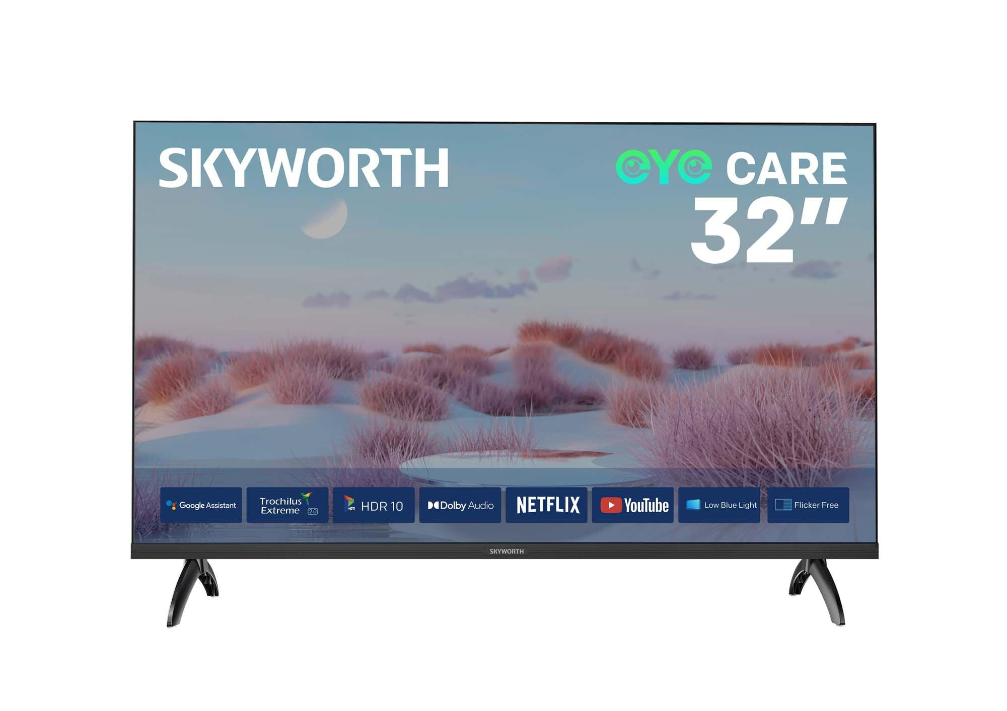 Skyworth, 32 Inch, LED, Android TV, 60Hz - eXtra