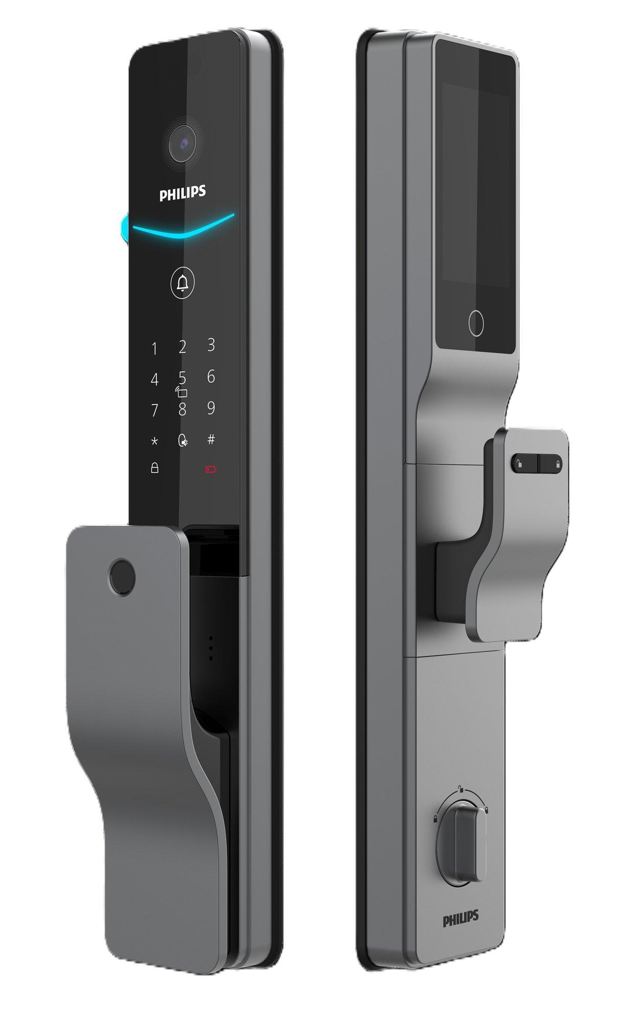 PHILIPS, DL720, Palm Vein Unlock, Smart Video Door Lock, Motion Sensor ...