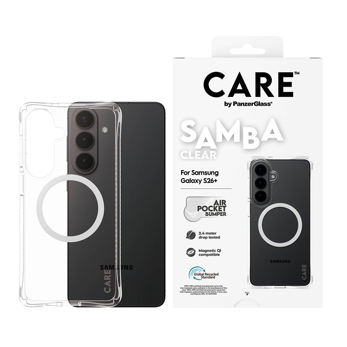 panzerglass Panzerglass Fashionable Case Samba Transparent W Qi Samsung Galaxy S26 Plus tpu CR51003, Color: Transparent, Compatibility: SAMSUNG GALAXY S26 PLUS, Made In: China, Material: TPU, Series Name: SAMSUNG GALAXY S26, Made in: China, No, Yes, Yes