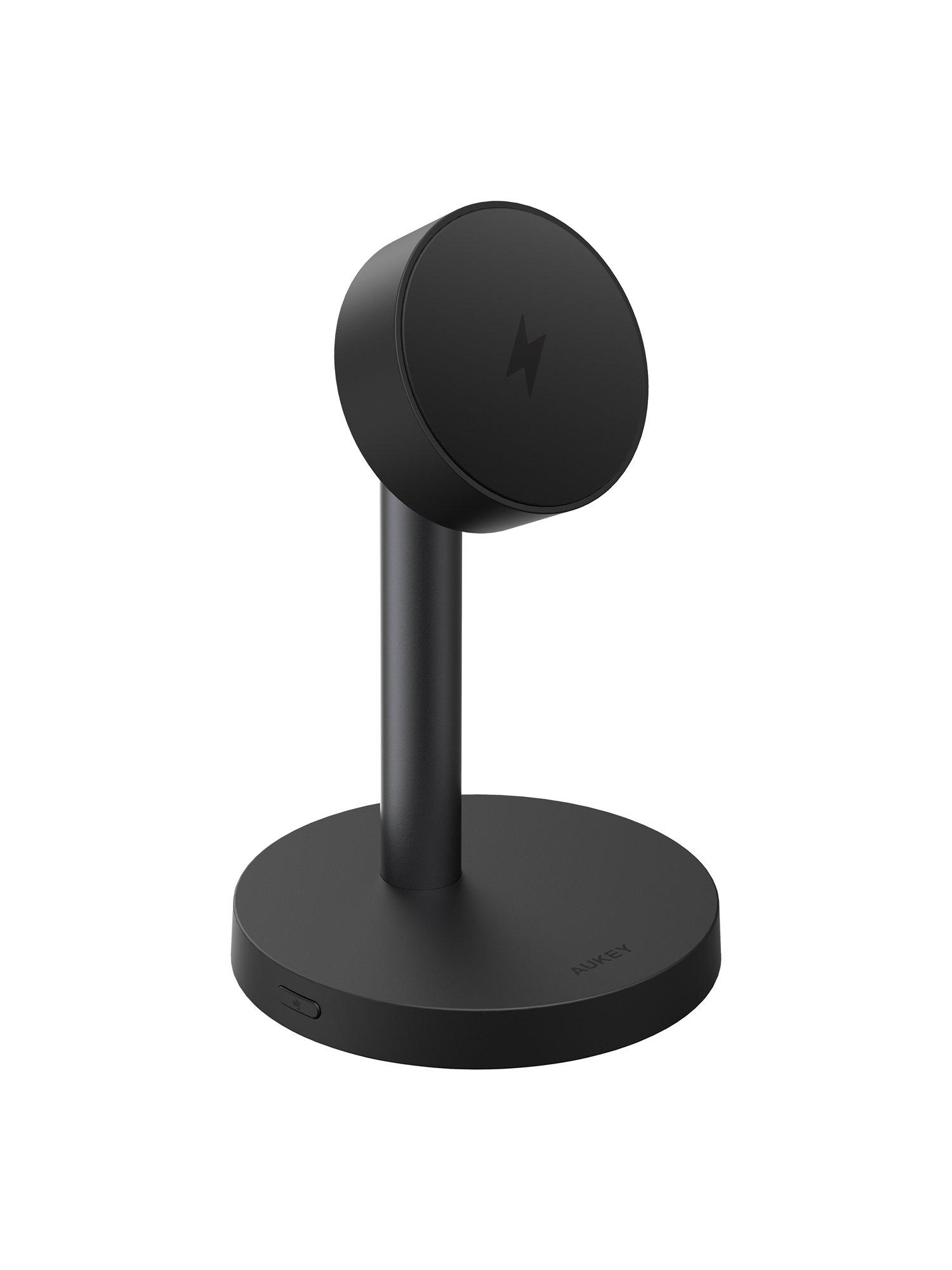أوكي Aukey lc-mc111-gy Magfusion Magnetic Fast Wireless iPhone Charging Station