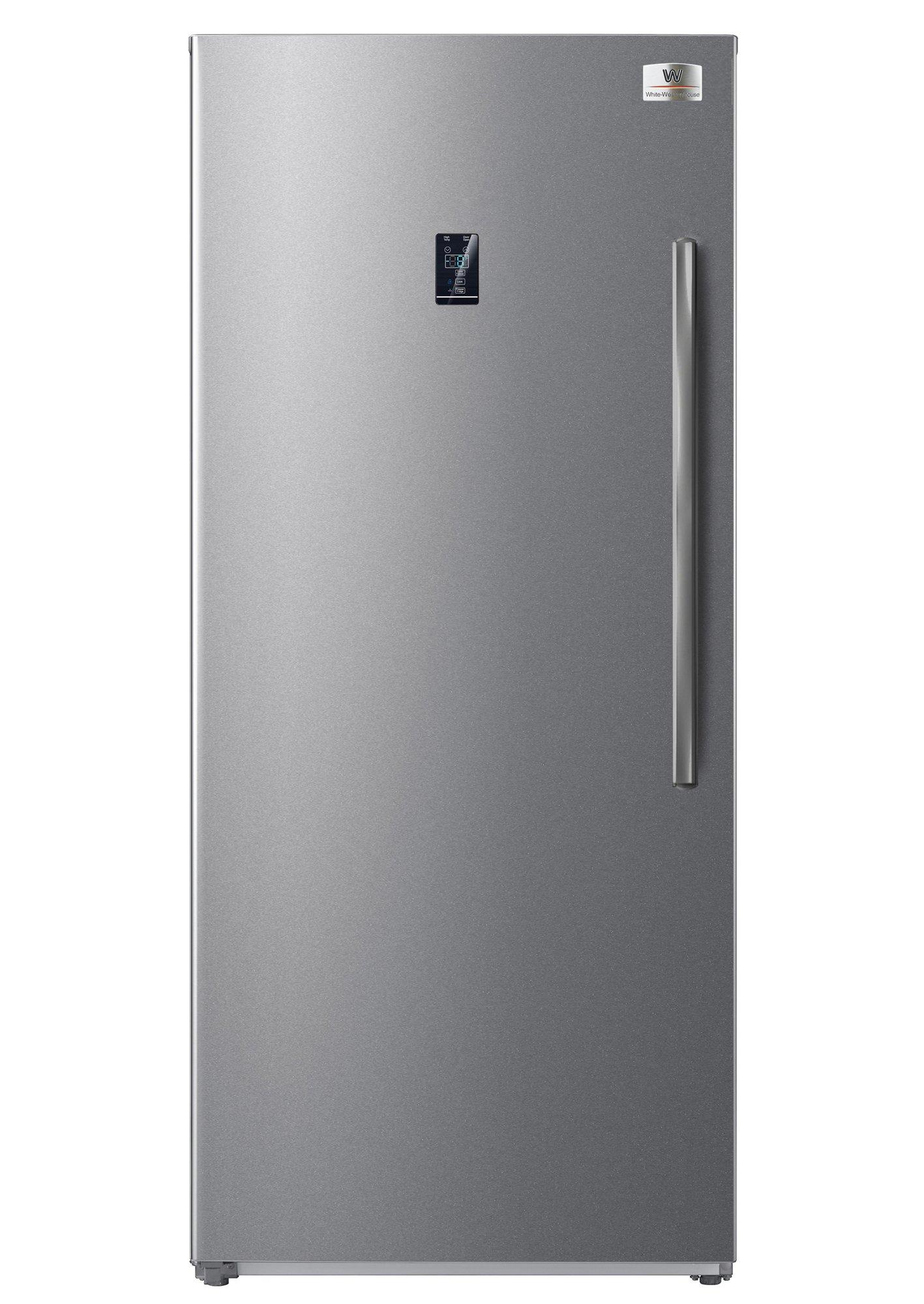 whitewestinghouse Whitewestinghouse ww21ufz-vt Ss 21 cu.ft. WW21UFZ-VT(SS), Capacity Ltr Cu Ft: 21 Cu.Ft., Color: Stainless Steel, Control Panel: Digital, Energy Efficiency Class: D, Frost Free: Auto defrost, Made In: Thailand, Product Type: Convertible Upright Fridge-Freezer, Voltage: 220V, Warranty Compressor: 5 Years, Convertible To Re
