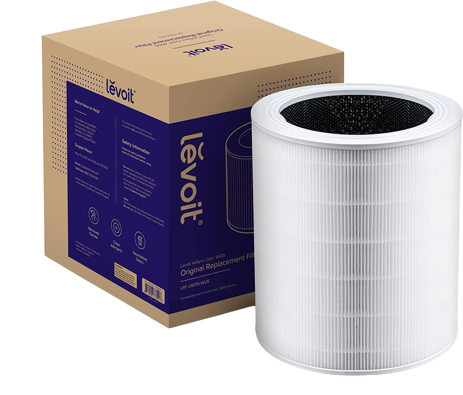 levoit Levoit lrf-c601 147m2 LRF-C601, Color: Blue, Connectivity: No, Control Panel: No, Coverage: 147m2, Functions: AIR PURIFIER, Made In: China, Max Speed: No, Power: No, Size Inch: No, Timer: No, no