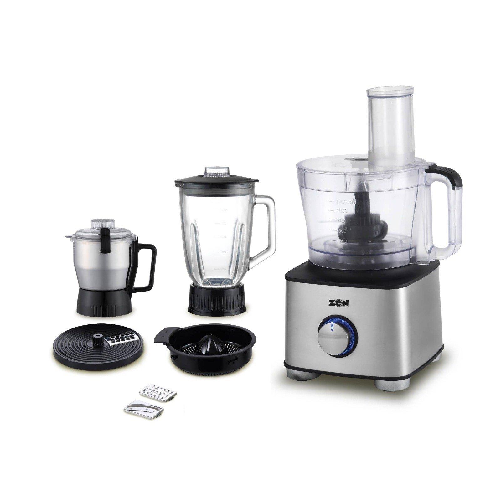 Zen, Food Processor, 7-in-1 Functions, 600W, Black