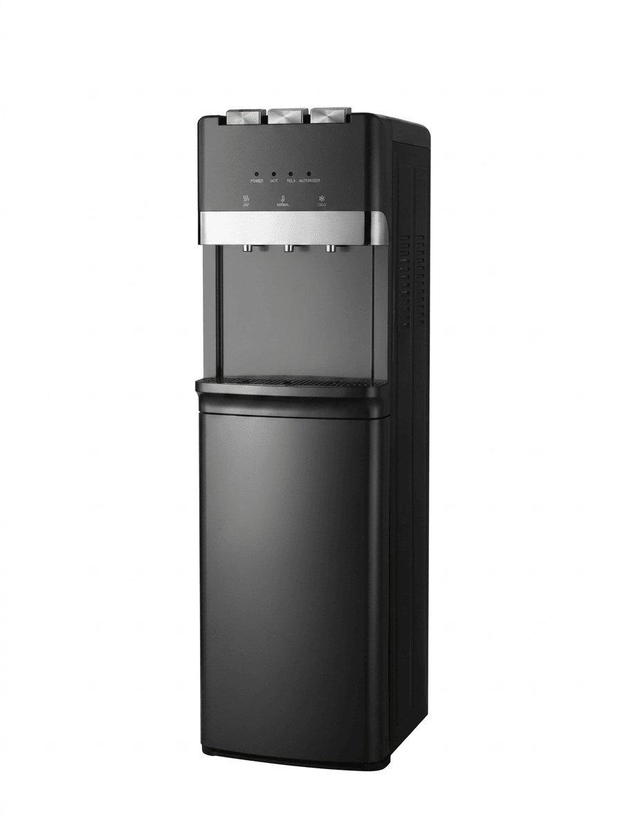 Zen, Bottom Load Water Dispenser With Cabinet , 3 Tabs, Black. - eXtra ...