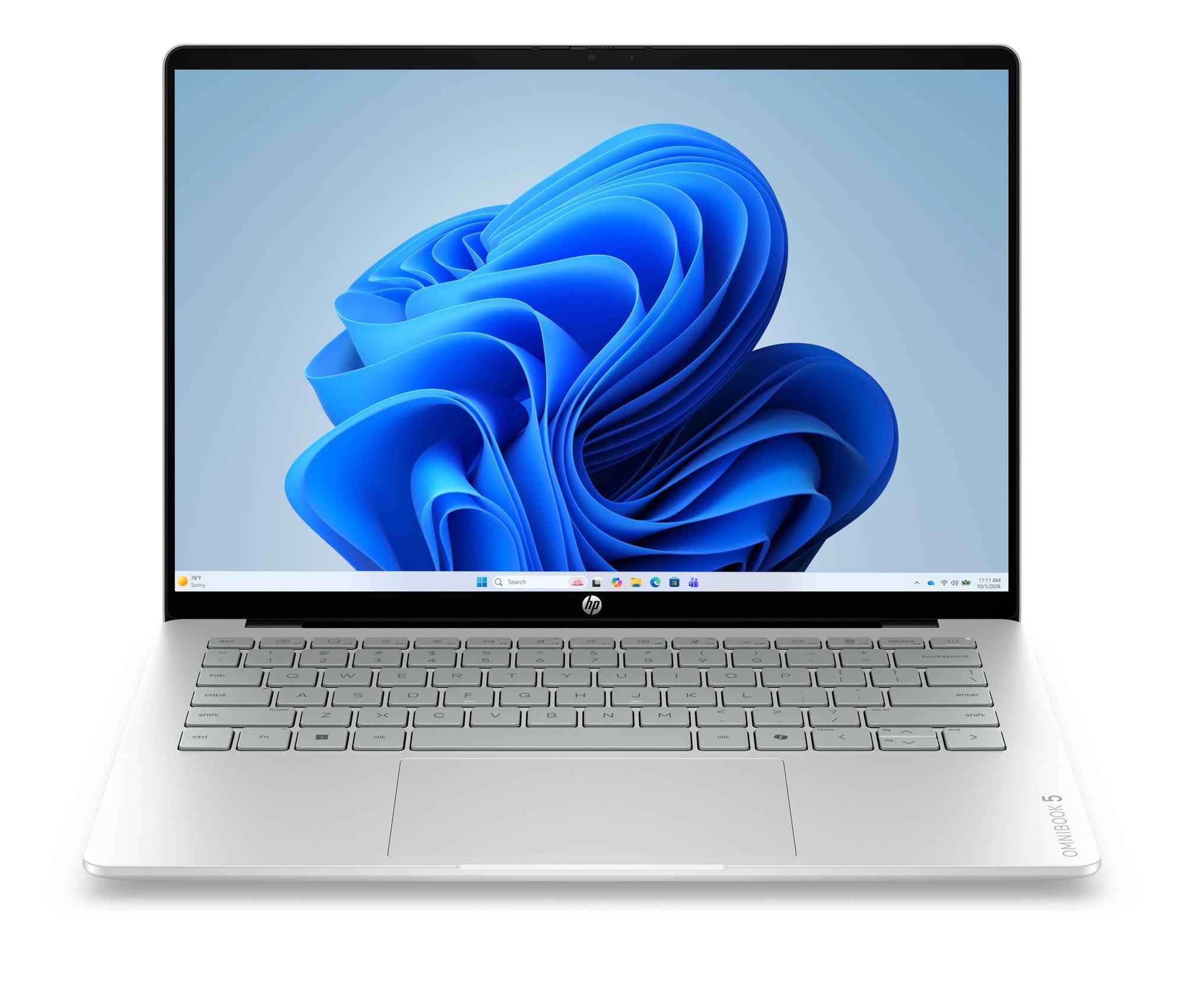 hp Hp Omnibook 5 512GB 16GB 15.6 inch D81BQEA, Color: Silver, Graphics Controller Model: Integrated, HDMI: Yes, Made In: China, Operating System: Win11Home, Processor Core: Deca-Core (10-Core), Processor Generation: No, Processor Type: Intel Core 5, Product Type: CLAMSHELL, RAMSIZE: 16GB, Screen Size: 15.6", Series N