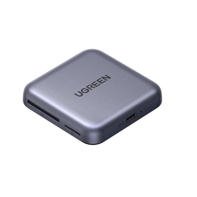 Ugreen UGREEN 65095 65095, Cable Length: 0.15M, Cable Type: No Cable, Color: Gray, Functions: 3 in 1, Gold Plated: No, Made In: China, Material: Alluminum, Product Type: Card Reader, Series Name: MAGNETIC, Type: Card Reader, USBType: 3.0, Number of USB Inputs: 3, Made in: China, 3-in-1, 3-in-1