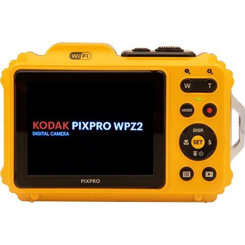 kodak Kodak Pixpro WPZ2 WPZ2yl6 WPZ2YL6, Battery Type: Lithium-Ion, Color: Yellow, Connectivity: Wifi, Made In: China, Resolution: 720P HD, Waterproof YN: Yes, Waterproof (Y/N): Yes, Built-in Flash: Yes, No, No, LCD