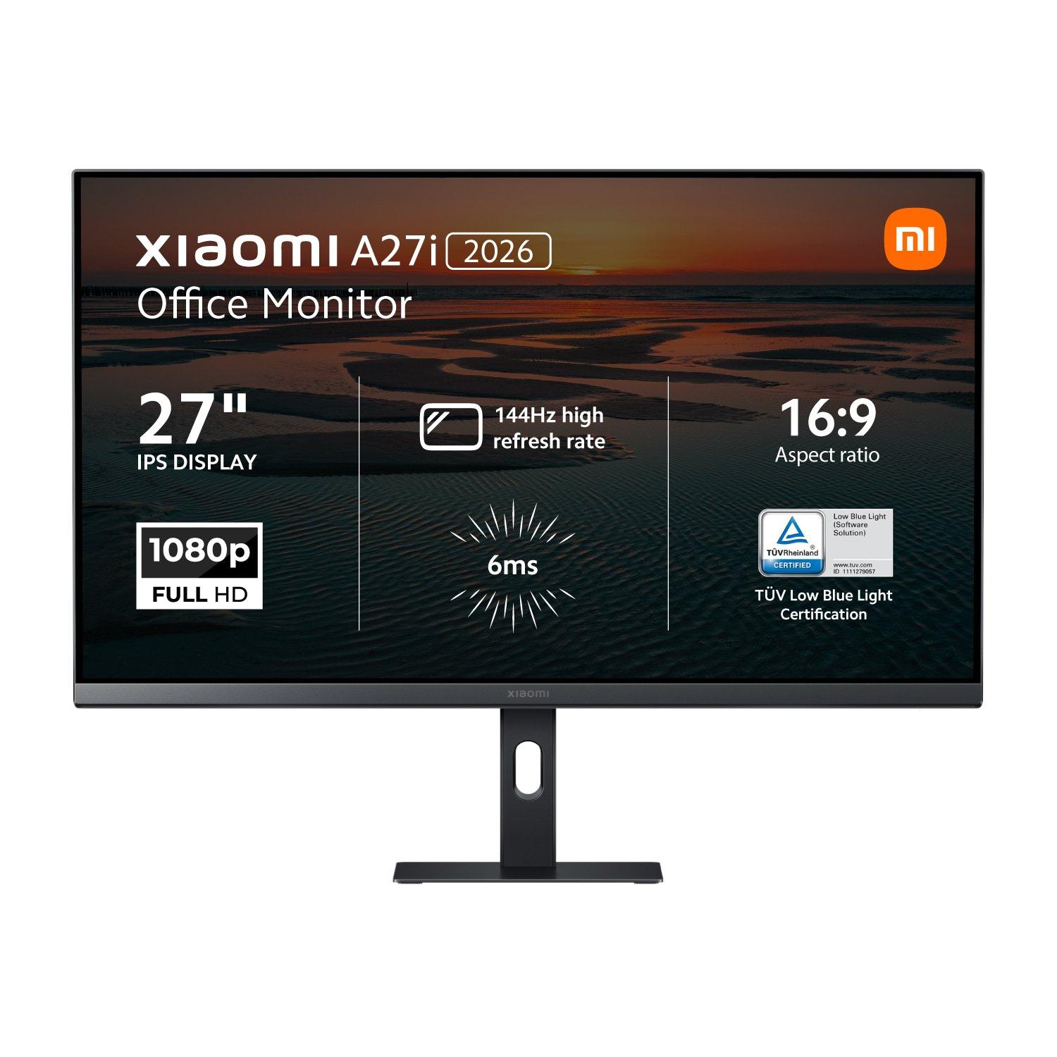 Xiaomi, Monitor A27i ,27 Inch, IPS LED PC Monitor, 144Hz, black