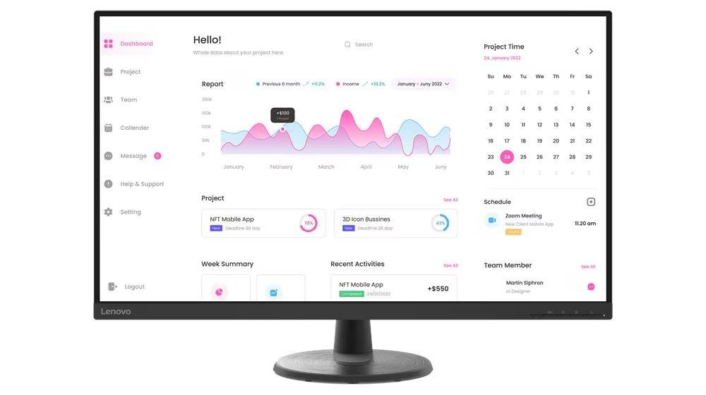 Lenovo, monitor Legion, 24.5 Inch FHD , Raven Black