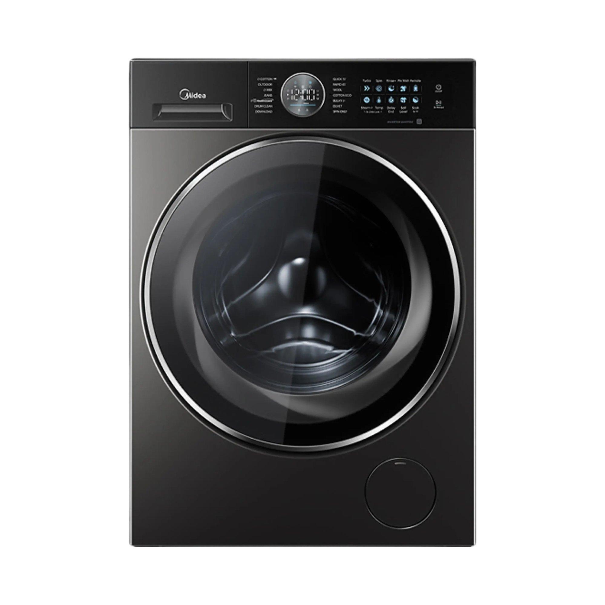 Midea, Washer Dryer 15/9 KG, Full Automatic, 1200RPM, Titanium Black ...