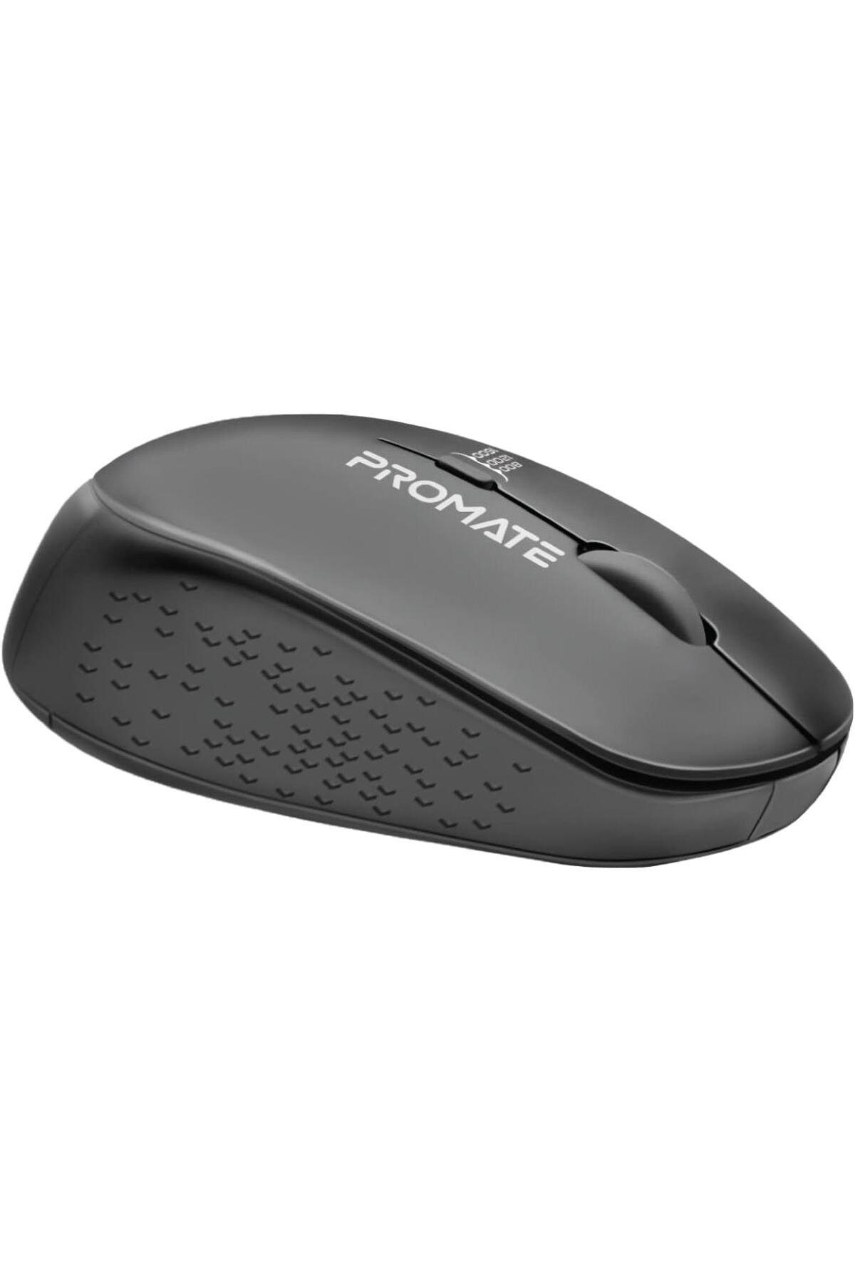 PROMATE, Wireless Mouse, Comfort Grip, 4 Buttons, Black - eXtra