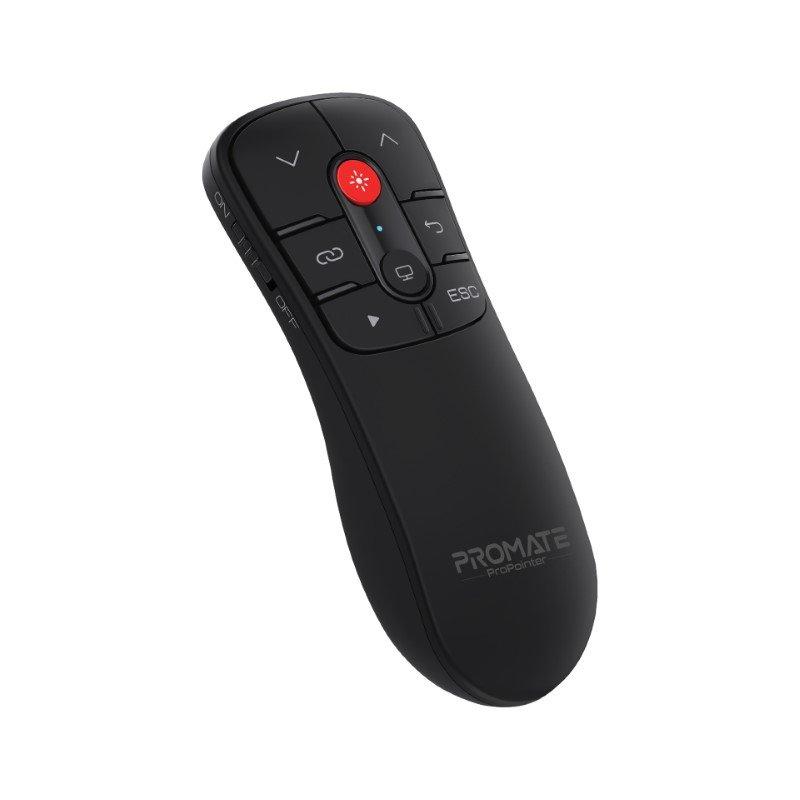 بروميت، برو بوينتر، جهاز تقديم لاسلكي، 2 في 1 تايب-سي/USB، جهاز النقر لـ PPT، ليزر 50 متر — صورة 1