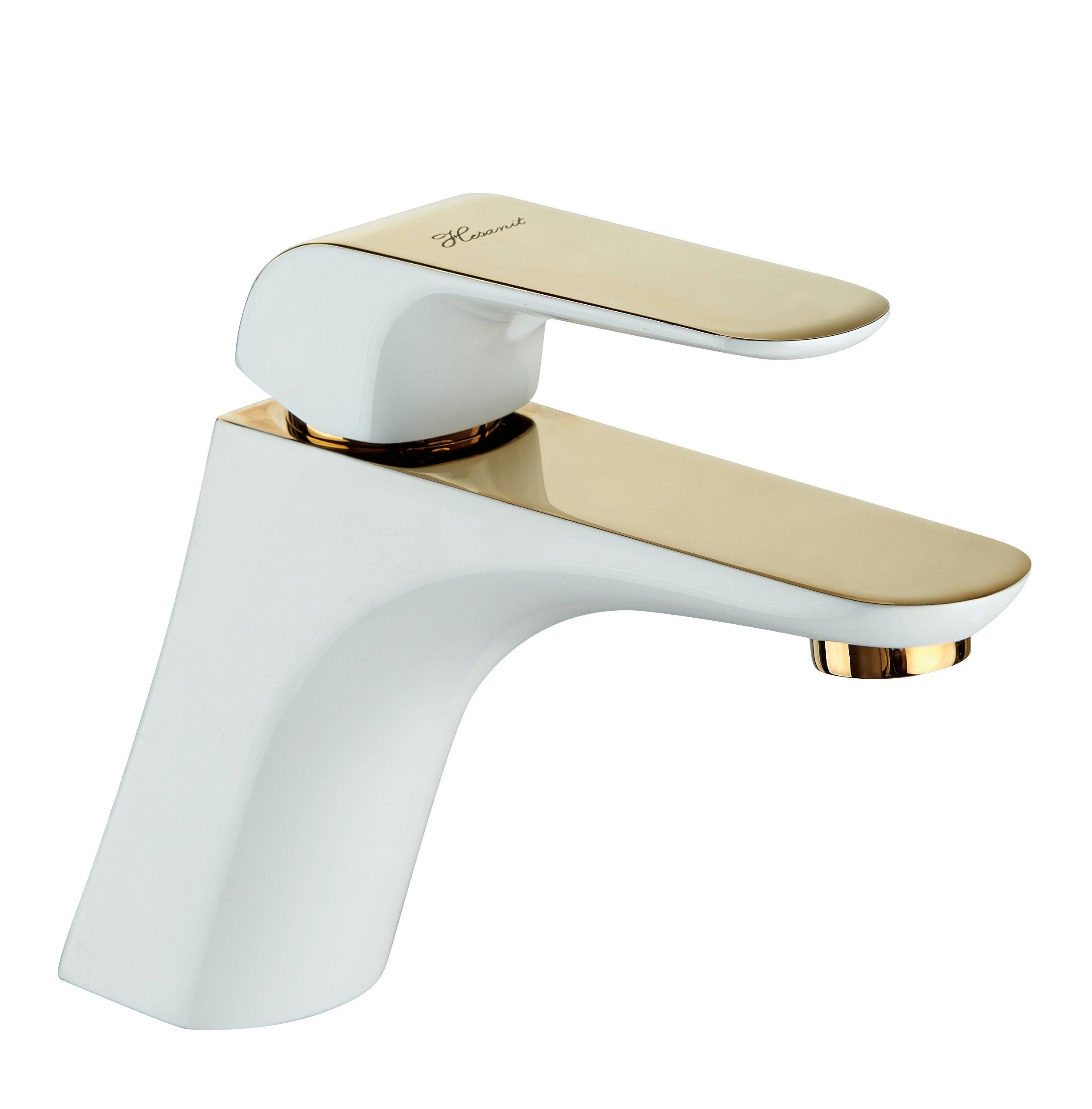 HESANIT Elite Single Lever Basin Mixer with Pop-Up Waste – 158mm ...