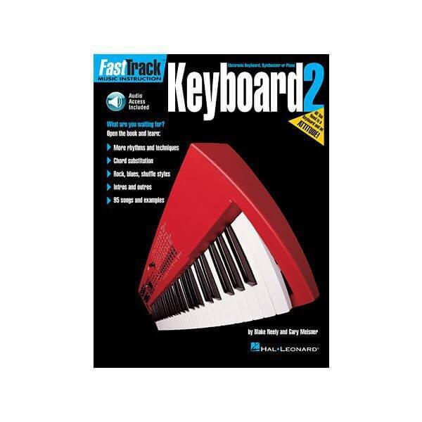 HAL LEONARD, FastTrack, Keyboard Method , Book 2, Black - eXtra