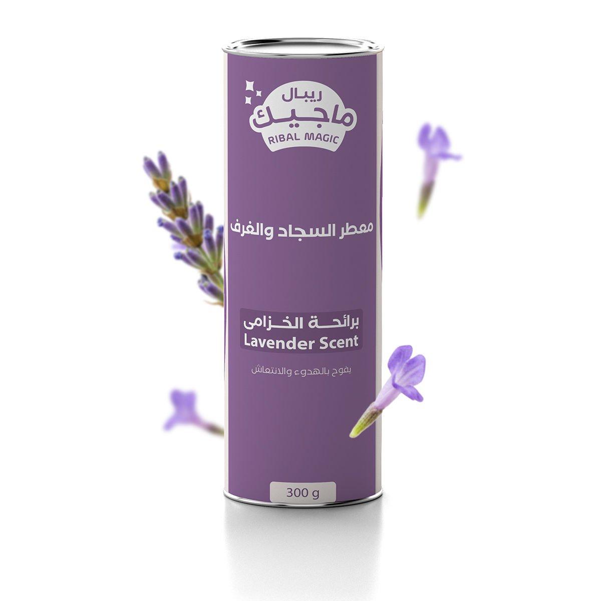 Ribal, Magic Carpet Powder, Lavender Scent, Soft Brush Formula - eXtra