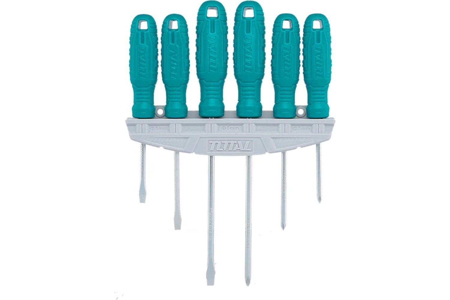 TEKTON 10-Slot Screwdriver Organizer - Red Poly Tool Holder With Stubby Insert