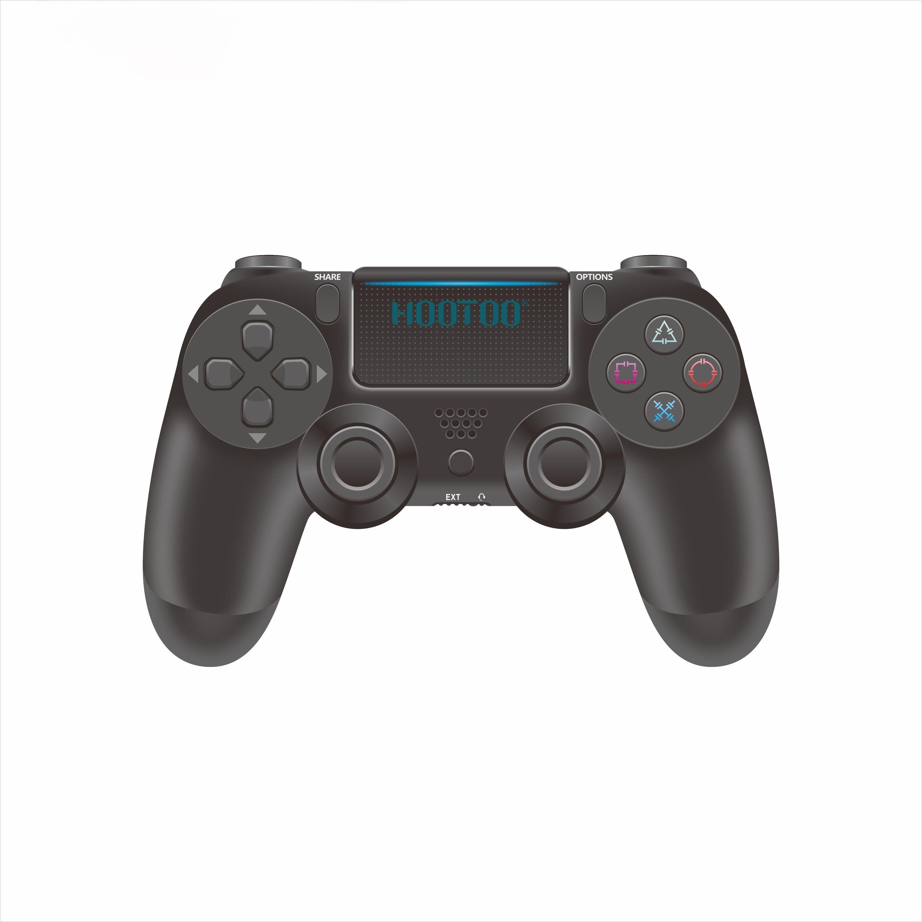 هوتو، يد تحكم بلايستيشن لاسلكية PS4 ، أسود