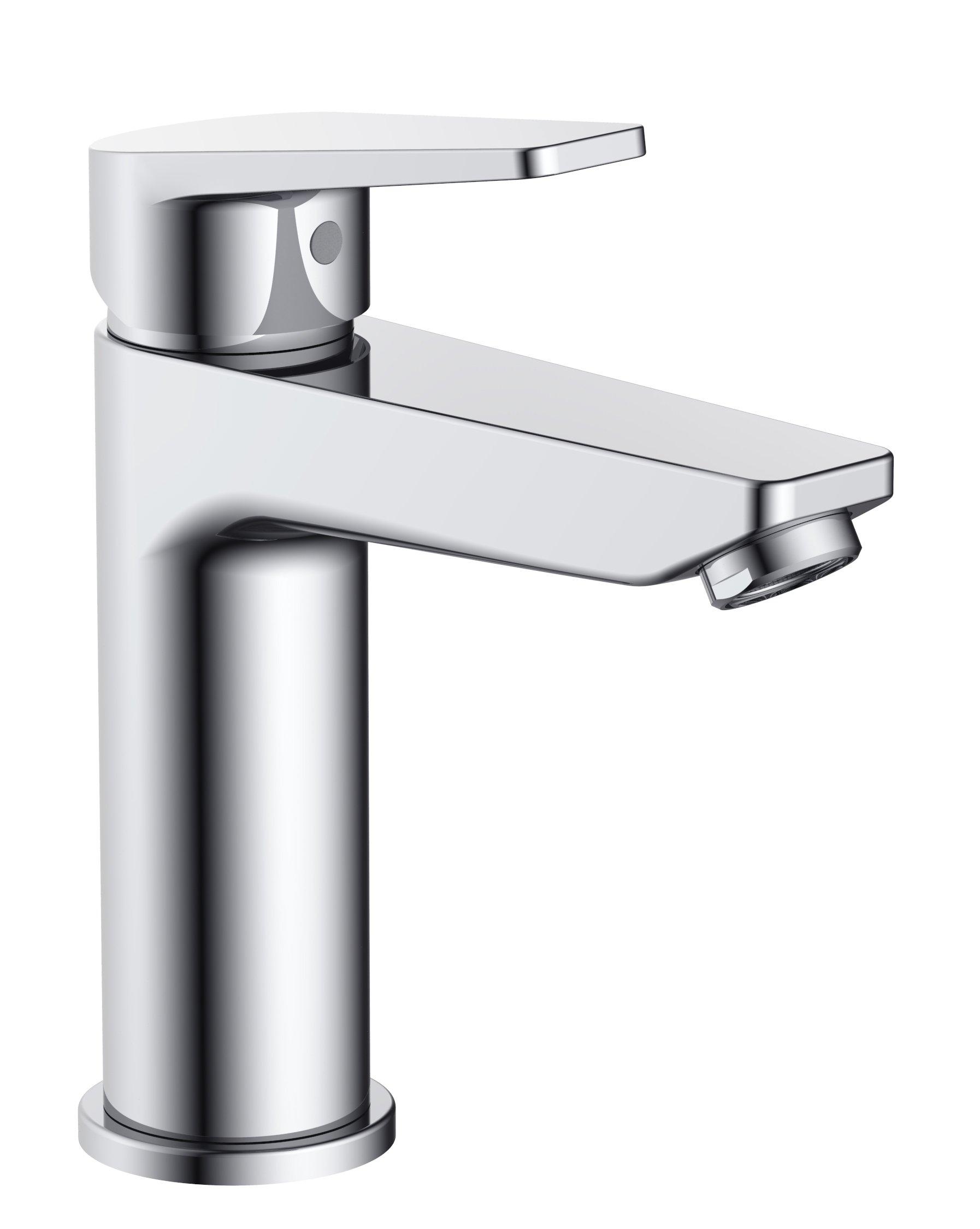 HESANIT Logic Single Lever Basin Mixer with Pop-Up Waste | Chrome ...