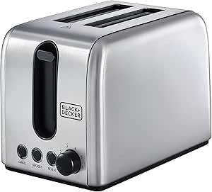 black+decker Black+decker et244-b5 1050W , Number of Slices: 2, Appliance Type: Toaster, Color / Finish: Stainless Steel, No