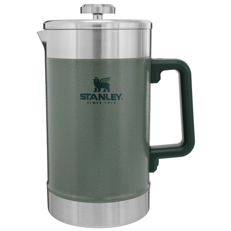 مكبس فرنسي مفرغ من الهواء من Stanley CLA سعة 1.4 لتر/48 أونصة، بلون أخضر