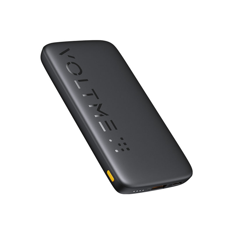 شاحن متنقل ڤولتمي هايبركور بمنفذ USB-C ومنفذ USB بسعة 10000 مللي أمبير وبقوة 22.5 واط - أسود