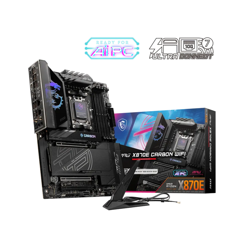 اللوحة الام ام اس اي MPG X870E CARBON WIFI AMD