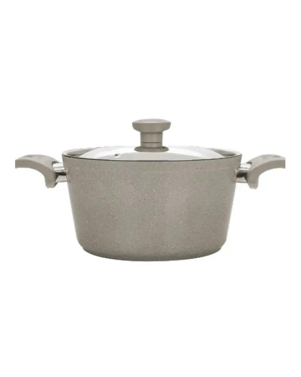 MISTER COOK MISTER COOK Mister Cook Granite Cooking Pot 24cm 4 ml , Capacity: 4, Material: Aluminum, Coating Type: Non-Stick, Oven Safe: No, Yes, Yes, 24, 1