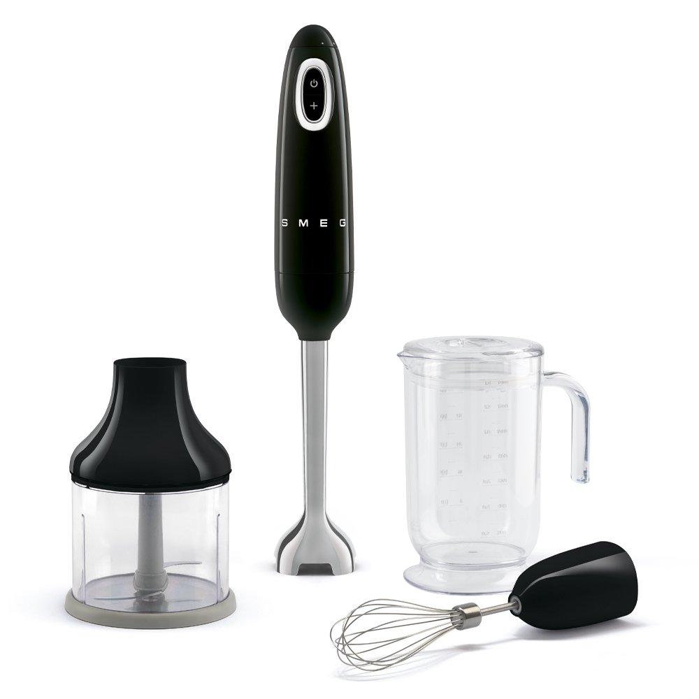 smeg Smeg 50 S Retro Style Hand Blender 3 Accessories , Blender Type: Immersion Blender, Blade Material: Stainless Steel, Pulse Function: Yes, Blender